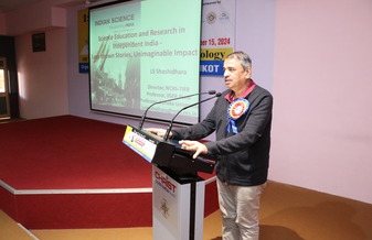 Dr. Shashidhara, Center Director,National Center for Biological Sciences, Bengaluru, India.